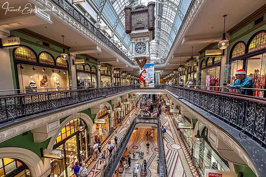 Innenaufnahme des Queen Victoria Gebäudes in Sydney