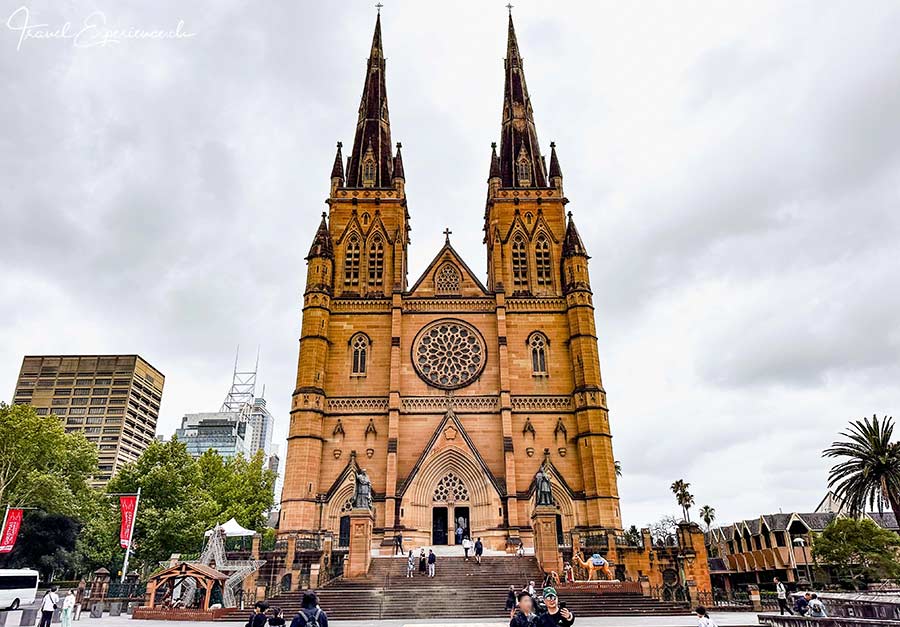 Stirnseite der Kathedrale Saint Marys in Sydney