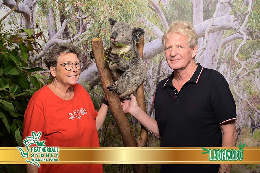 Erinnerungsfoto vom Featherdale Wildlife Park bei Sydney