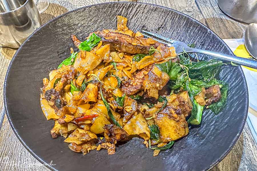 Curry-Gericht im Restaurant Home Thai in Sydney