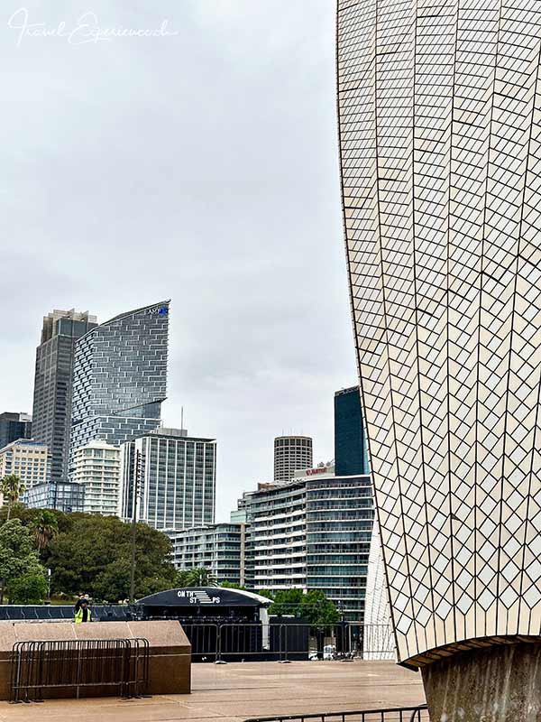 Kacheln der Opera und andere Gebäudehüllenmuster, Sydney, Australien