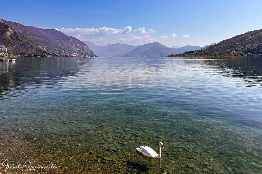Lago d'Iseo bei Sarnico, Italien